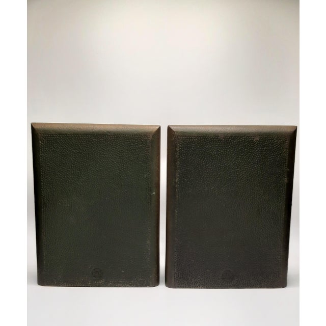 **Wonderful Antique Bradley & Hubbard Bronzed Cast Iron Bookends** This stunning pair of bookends features a beautifully...