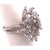 14 Karat White Gold Contemporary Diamond Cluster Ring, Size 5.5 For Sale - Image 4 of 11