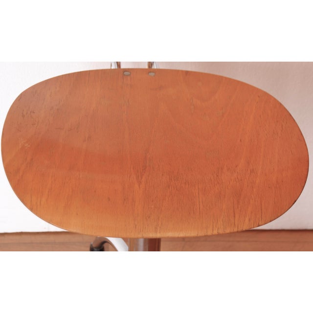 Wood Adjustable Swivel Chair by Egon Eiermannfor Böhler, 1960s For Sale - Image 7 of 12