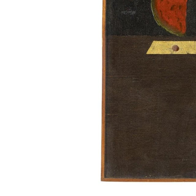 Modern Henrique Silva, Composition, 1970s, Oil on Canvas For Sale - Image 3 of 6