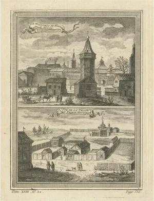 Antoine Francois Prevost d'Exile, Fortress and Prison in Siberia, 1768, Paper