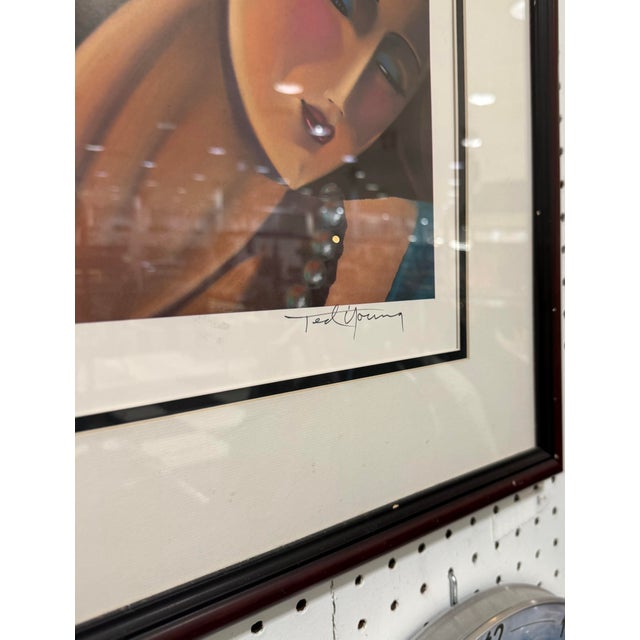 Pop Art 1980s Ted Young Dancer (Tango) Hors Commerce Lithograph Hc 97/125 For Sale - Image 3 of 5