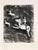Etching on Montval paper, realized between 1927 and 1930. Translation of the title: The Horse Wishing to be Revenged on...