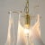 Petal Suspension Lamp in Murano Crystal and White Glass, Italy, 1990s For Sale - Image 6 of 13