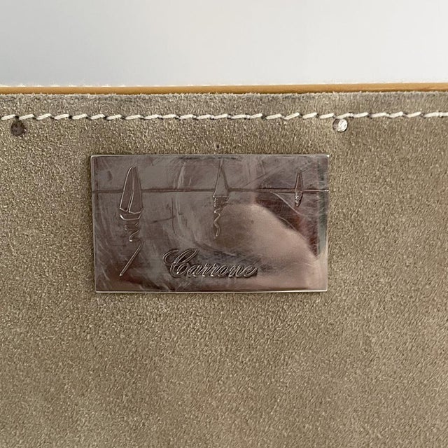Italian Postmodern Chest of Drawers in Beige Leather, 2000s For Sale - Image 18 of 18