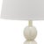 Modern 26.5 Inch H Three Sphere Glass Table Lamp in Light Grey - a Pair For Sale - Image 3 of 8