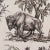 2020s SAMPLE - Schumacher Western Toile Fabric In Carbon For Sale - Image 5 of 7