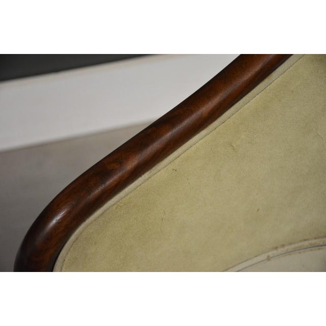 Green 1970s Ward Bennett for Brickel Associates Banker Chair For Sale - Image 8 of 9