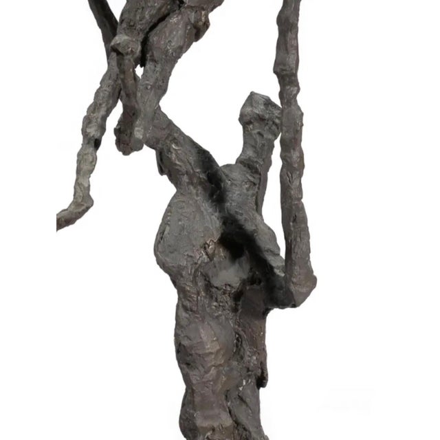 Modern Gerard Koch, Large Bronze Modernist Sculpture Acrobats 1/3 French German Artist Gerard Koch, c.1960's For Sale - Image 3 of 12