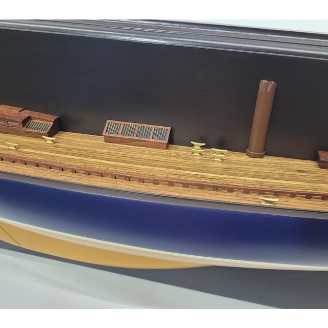 Half Model of the J Class Yacht Endeavor - Gold For Sale - Image 12 of 12