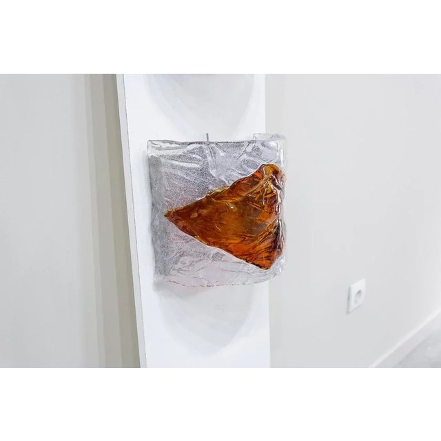 Mid-Century Modern Murano Sconces, Italy, 1960s, Set of 2 For Sale - Image 3 of 7