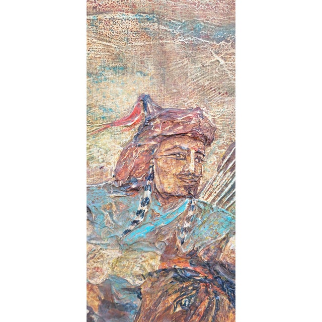 Gerard d'Alton Henderson, Lady of Quality in China Accompanied by Horsemen, 1800s, Canvas on Panel, Framed For Sale - Image 4 of 15