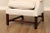 Saybolt Cleland Chippendale Style Custom Upholstered Mahogany Wingback Chairs - A Pair For Sale - Image 9 of 12