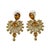Mughal Style Gold-Plated and Rhinestone Earrings from Christian Dior, Early 1990s, Set of 2 For Sale - Image 6 of 10