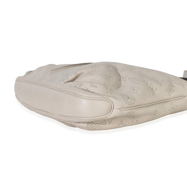 Animal Skin Cream Monogram Selene Hobo PM For Sale - Image 7 of 9