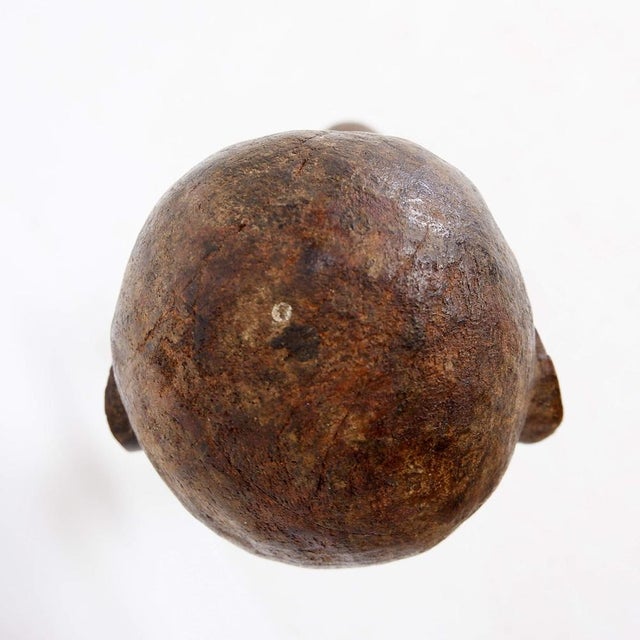 Wood Congolese Carved Wooden Statue, 1960s For Sale - Image 7 of 12