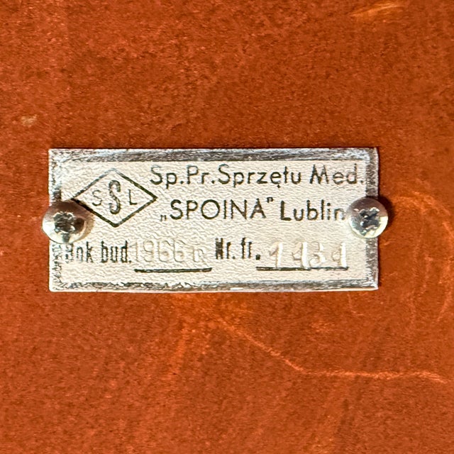 Brown Vintage Mancave Doctors Display Case with Rust Treatment, 1966 For Sale - Image 8 of 18