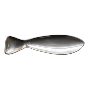 Vintage Nambe #553 Fish Shaped Aluminum Serving Tray
