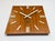 Vintage Brown Wooden Wall Clock from Pragotron, 1980s For Sale - Image 6 of 16
