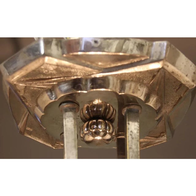 Art Deco French Pendant Lamp, 1930s For Sale - Image 6 of 11