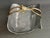 David Marshall, original David Marshall fireplace log basket, made of iron and brass. original in good condition, shows...