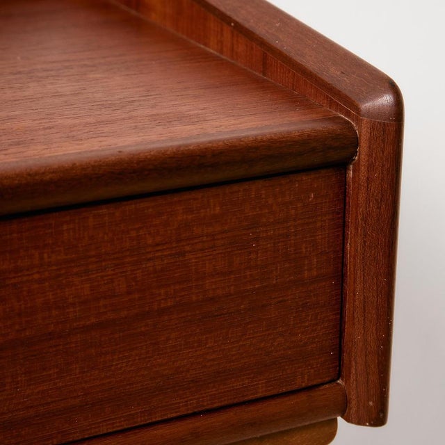 Wall Mounted Teak and Beech Bedside Cabinet, Set of 2 For Sale - Image 11 of 18