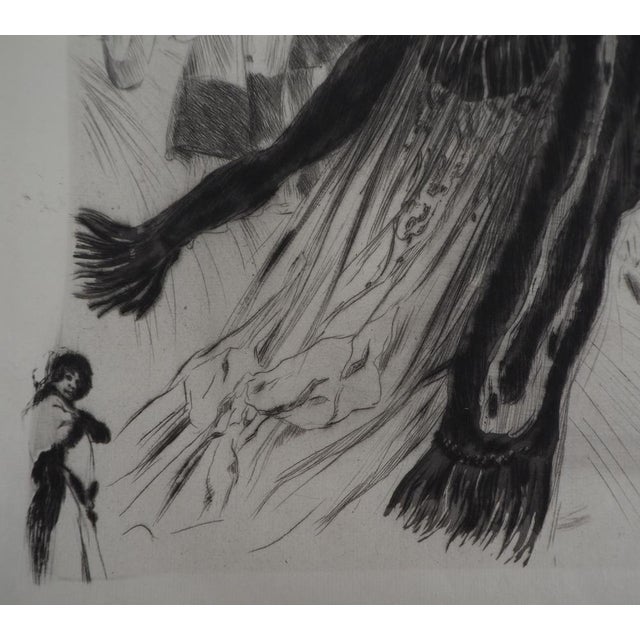 Alméry Lobel-Riche, Elegant Couple, Original Lithograph For Sale - Image 6 of 8