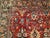 Red Vintage Persian Mahal Sultanabad Rug, Hand-Knotted Wool, Geometric Pattern, Red & Blue, 9x13 For Sale - Image 8 of 11