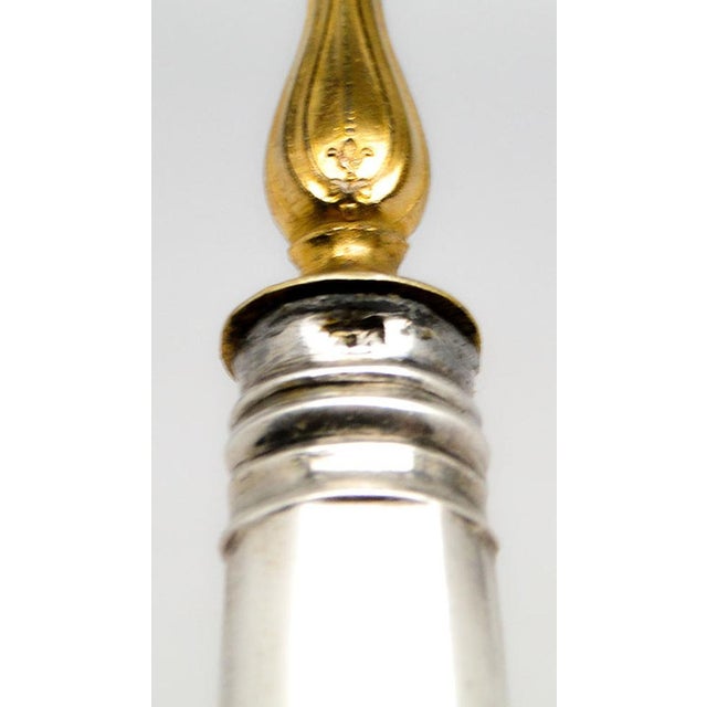 Silver Cake Shoulder, Poland, 1880s For Sale - Image 3 of 7