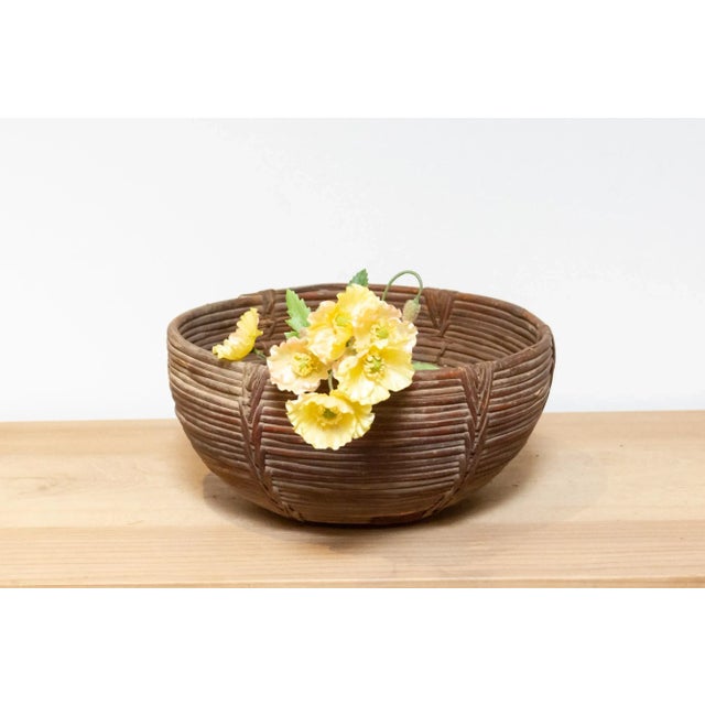 Charming handwoven farmhouse basket - a true piece of craftsmanship! Originally designed for carrying and displaying...