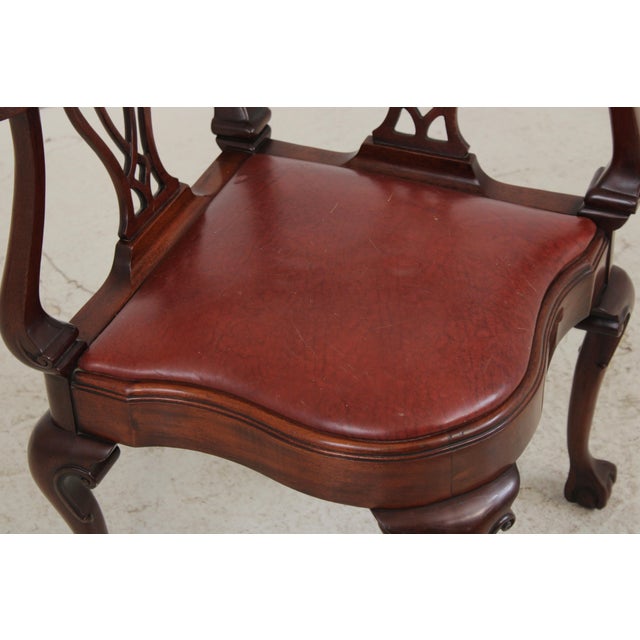 Southwood Ball & Claw Mahogany Corner Chair For Sale - Image 10 of 17