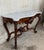 Brown Early 20th Century Large French Regency Carved Walnut Console Table with White Marble Top '2 Avai' For Sale - Image 8 of 18
