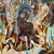 Figurative Extra-Large, Mid Century Modern Lin Zhi, b.1936 Dunhuang Style Ceramic Tile Mural Triptych - 82”x58”x3.5” Signed, 1970’s, India/ Chinese Cave For Sale - Image 3 of 11