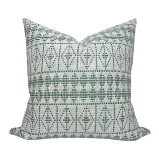 Souk Green Indoor/Outdoor Pillow Cover For Sale