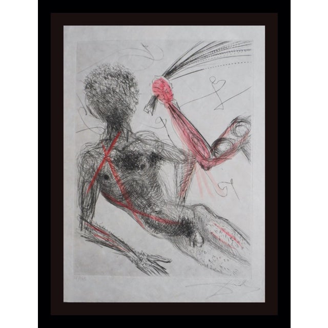 ARTIST: Salvador Dali TITLE: La Venus Aux Fourrures Woman with Whip MEDIUM: Etching SIGNED: Hand Signed PUBLISHER:...