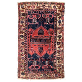 Vintage Wool Kurdish Rug For Sale