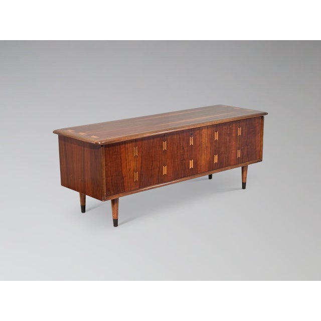 Altavista Lane Vintage Lane Acclaim Walnut Cedar Blanket Chest For Sale - Image 4 of 18