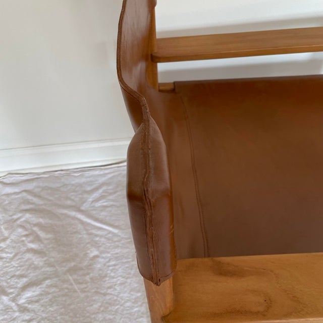 1970s Vintage 70’s Karin Mobring for Ikea Natura Lounge Chair For Sale - Image 5 of 12