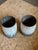 Metal Late 20th Century Vintage Metal Garden Stools, A Pair For Sale - Image 7 of 7