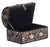 A Beautiful Vintage Handcrafted Moroccan Bejeweled Keepsake Box. Semi-Precious stones. Black Velvet lined Box. A Fun Piece...