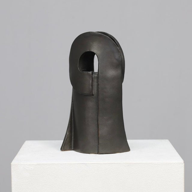 Gray Ceramic Object or Vase by Gisbert & Barbara Haberland, Germany, 1970s For Sale - Image 8 of 8