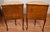 1930s French Louis XV Satinwood & Marble Top Pair Nightstands / Bedside Tables For Sale - Image 9 of 10