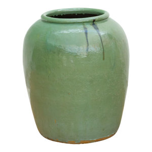 Oversized Qing Dynasty Style Celadon Green Planter