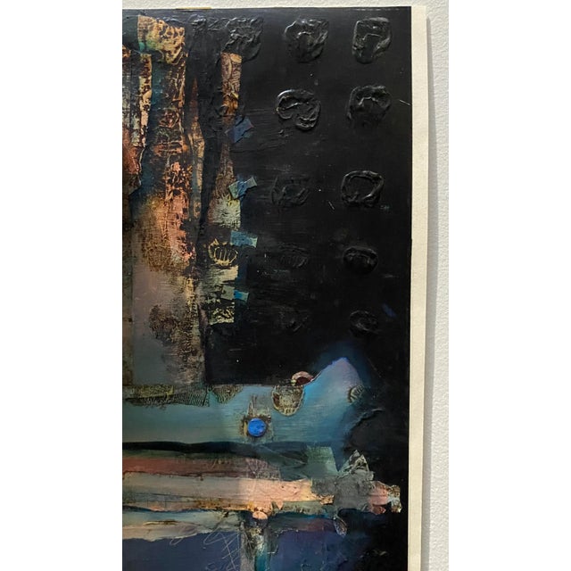 1984 Leslie Karpinski Body Painting and Collage For Sale - Image 6 of 12