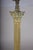 Louis XVI Neoclassical Gilded Brass Fluted Column Table Lamp with Laurel Wreath Relief, Europe, 1930s For Sale - Image 4 of 13