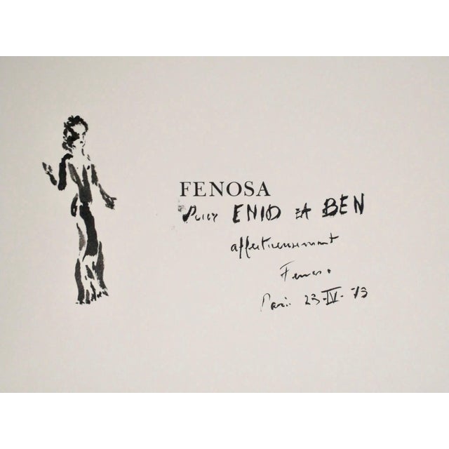 Apelles Fenosa, Apeles Fenosa Spanish Sculptor Mourlot Lithograph Abstract Expressionist Figures, 1972 For Sale - Image 10 of 10