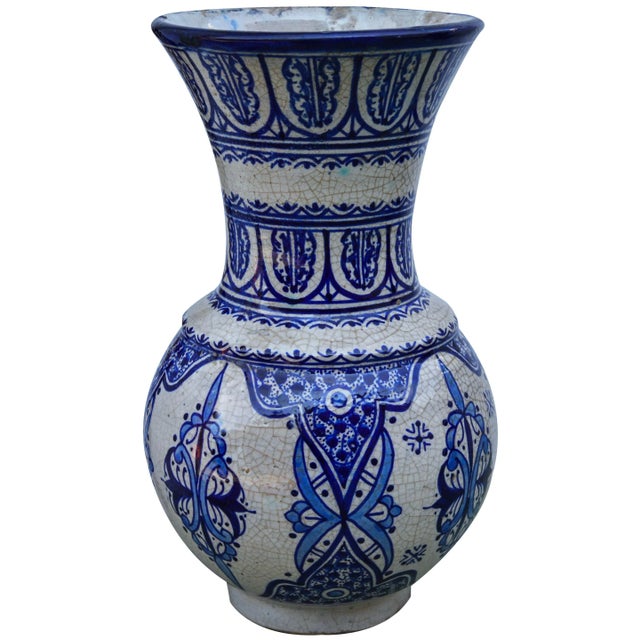 Moorish Ceramic Vase For Sale In New York - Image 6 of 11