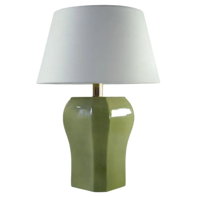French Ceramic Lamp, 1980s For Sale