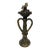 Antique French Saintonge Glazed Terracotta Bird Roof Finial Sculpture For Sale