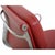 Red EA-208 Chair in Red Leather by Charles Eames, 2005 For Sale - Image 8 of 15
